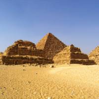 Gorgeous shot of the great Pyramids of Giza | Liz Rogan
