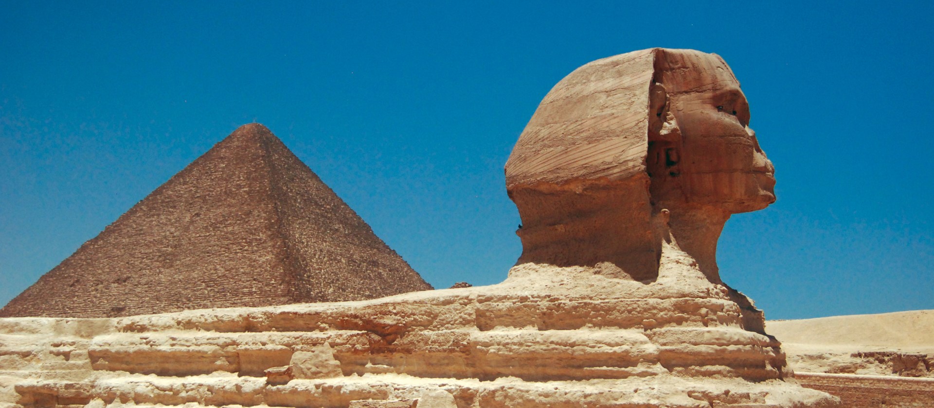 The Sphinx, constructed somewhere between 2520 BC and 2494 BC | Sue Badyari