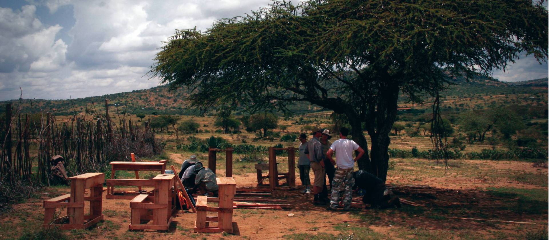 Simple tasks, like constructing new desks for a local school, leave a lasting impact | Trent O'Donnell