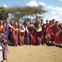 Traditional dress on the community project tour, Kenya | Ian Williams