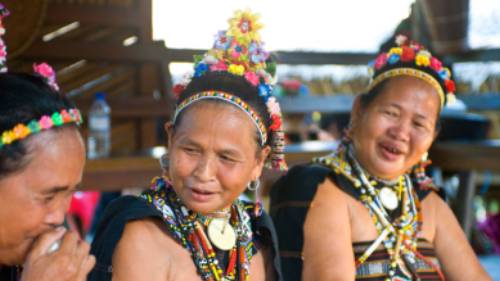 Iban women in traditional dress | David Kirkland