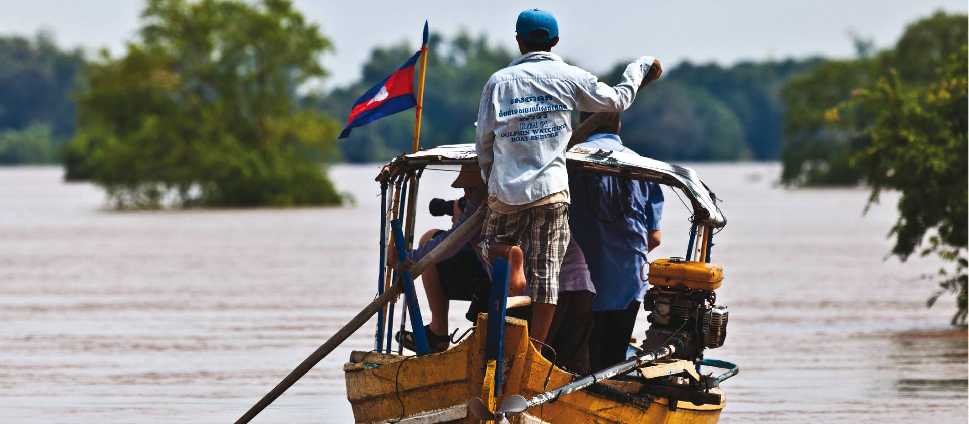 Morning river cruise in search of the Irrawaddy dolphins, Kratie | Peter Walton