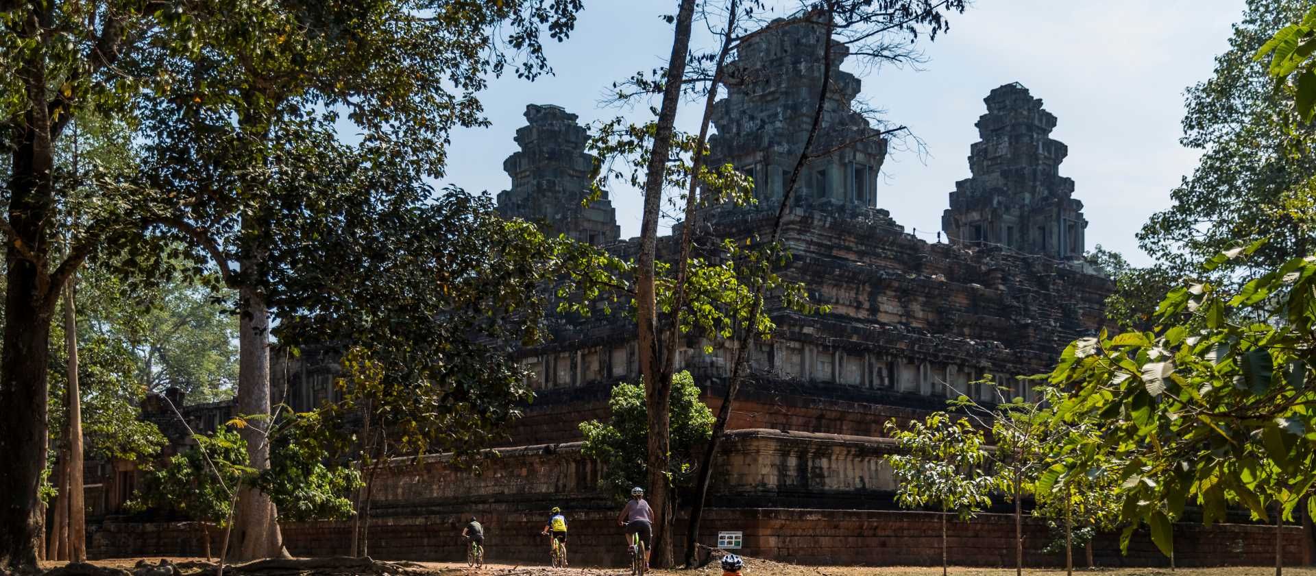 Exploring the ruins of Angkor Wat by bike is a unique way to discover the UNESCO listed site | Lachlan Gardiner