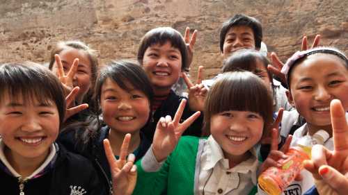 Local kids in Western China | Peter Walton