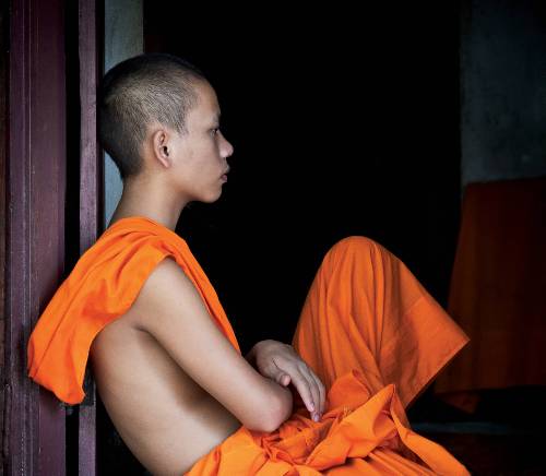 A novice monk in Luang Prabang&#160;-&#160;<i>Photo:&#160;Peter Walton</i>