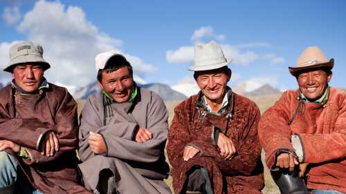 Happy Mongolian men | Cam Cope