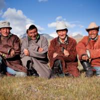 Happy Mongolian men | Cam Cope
