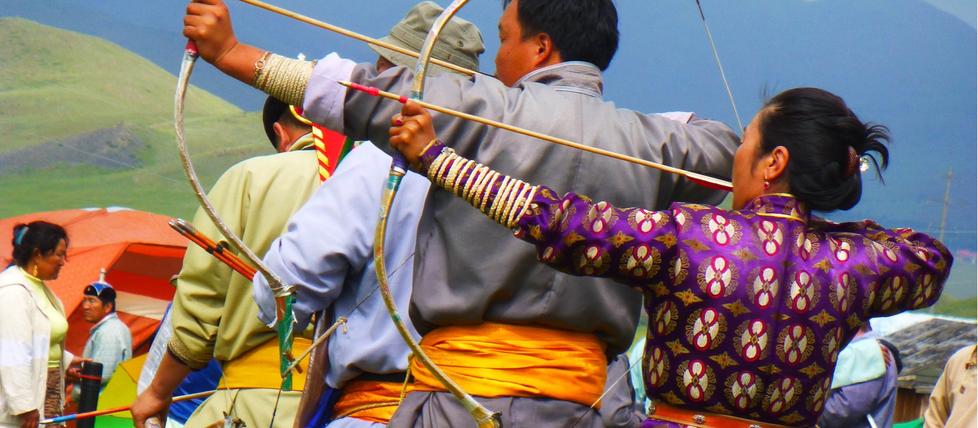 Archers at Naadam Festival, Mongolia | Caroline Mongrain