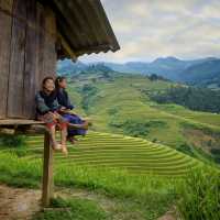 Friendly village children in Ha Giang, Vietnam