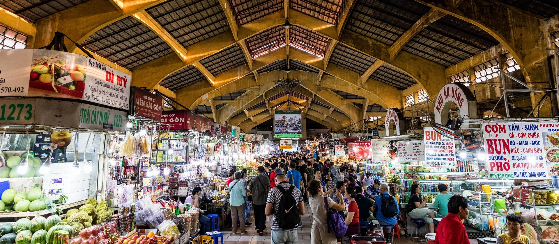 Bustling market views as we cycle Ho Chi Minh City | Lachlan Gardiner