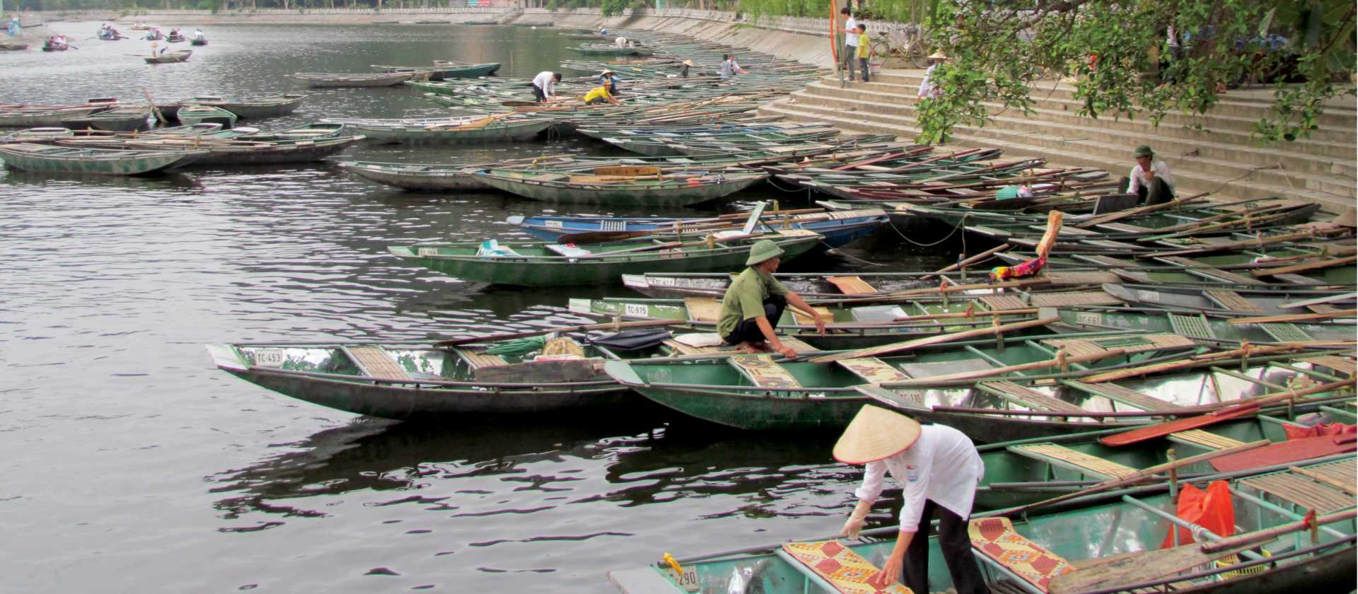 Dotted green mountains and lakes create this tranquil destination, Ninh Binh, Vietnam | Amanda Fletcher