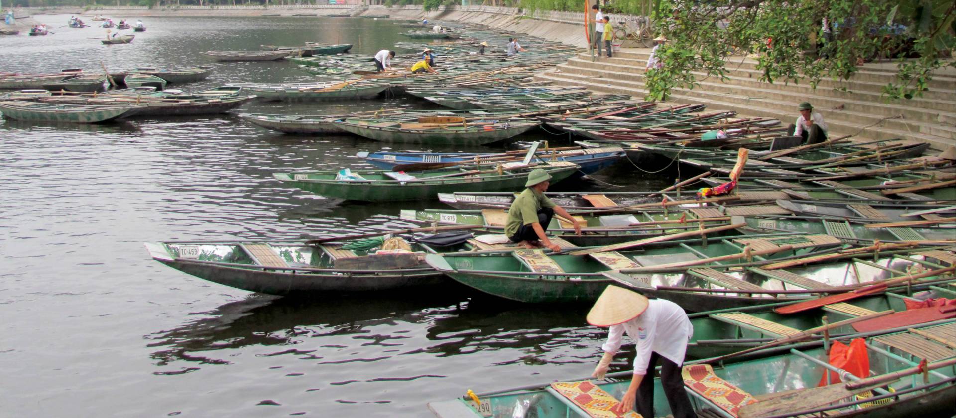 Dotted green mountains and lakes create this tranquil destination, Ninh Binh, Vietnam | Amanda Fletcher
