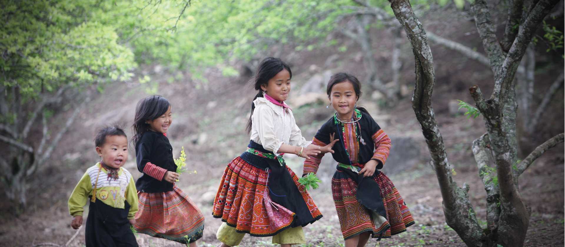 Local village girls in Sapa, Vietnam