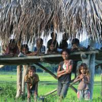 Smiling locals in Timor-Leste