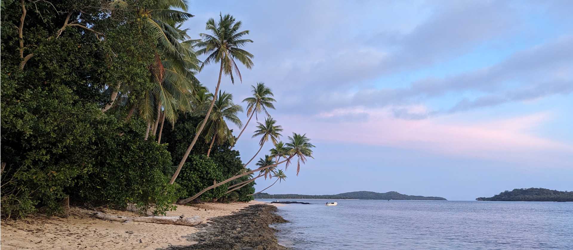 Unwind on palm-fringed beaches after rewarding days of paddling in Fiji’s island paradise