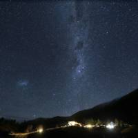 A starry night sky at our Lake Ohau Lodge accommodation
