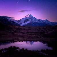 The stunning Aoraki/Mount Cook under a night sky. | Alex Meban