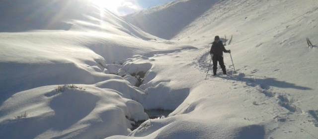 Snowshoeing in the Two Thumb Mountain Range | Steve Tulley
