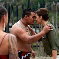 Taking part in a traditionally Maori welcome known as a hongi. | Fraser Clements