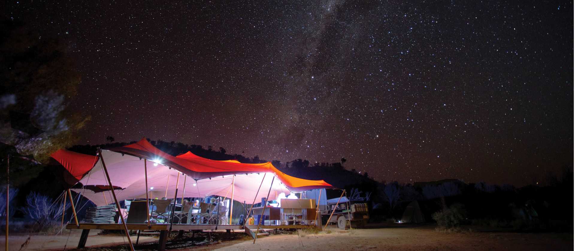 The stars of the desert sky are a stunning backdrop to our unique Semi-Permanent Campsites | Graham Michael Freeman