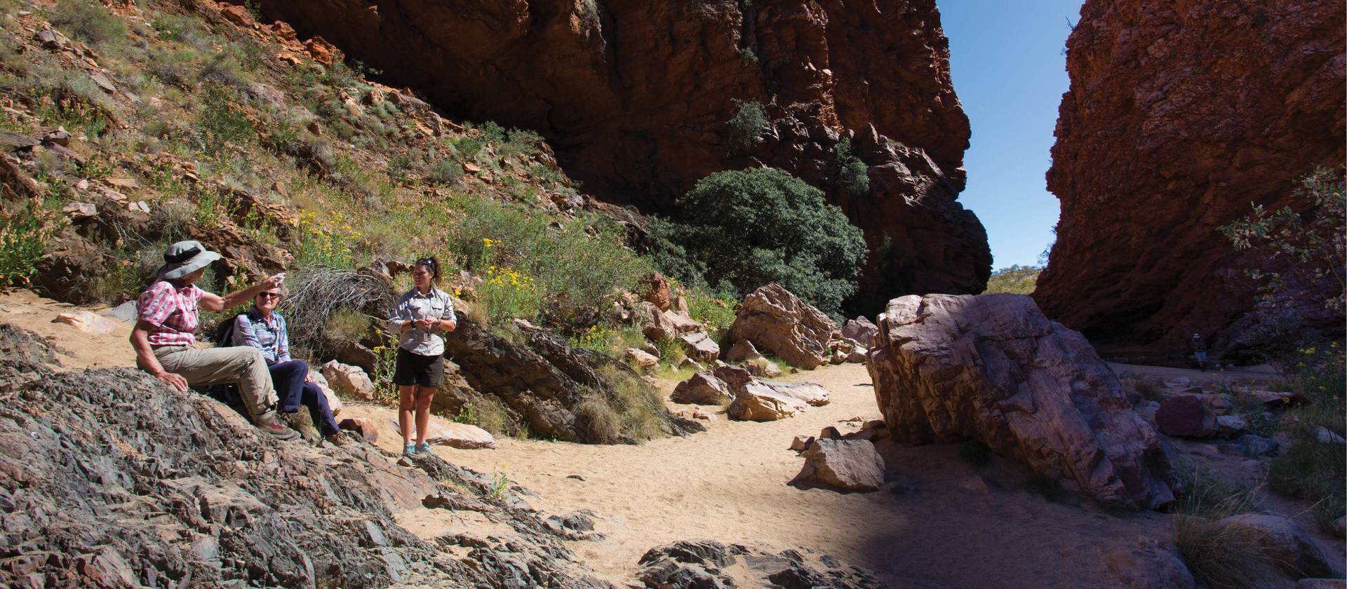 Taking a break on the Classic Larapinta Trek | Graham Michael Freeman