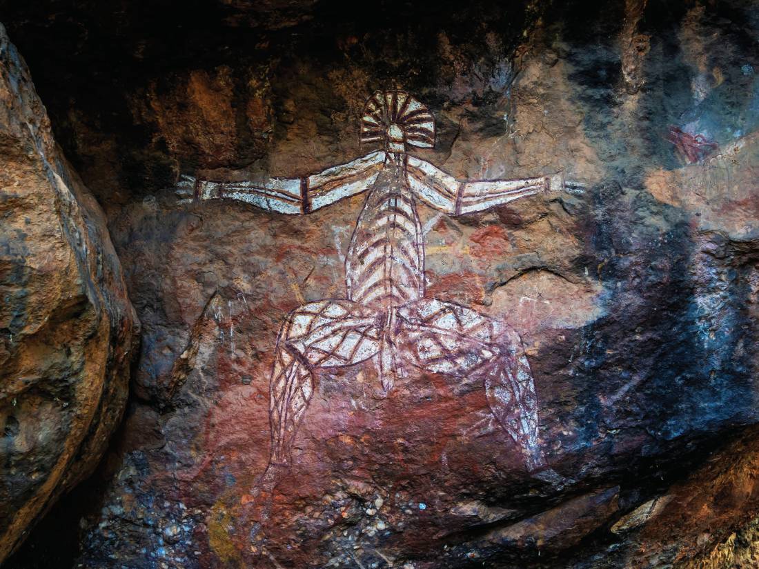 Intricate rock art, Kakadu National Park |  <i>Peter Walton</i>