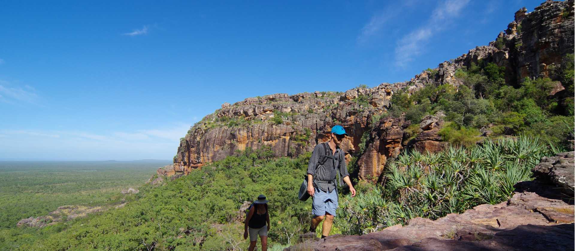 Trekking in to the stone country on the Nourlangie Massif, Kakadu | Rhys Clarke