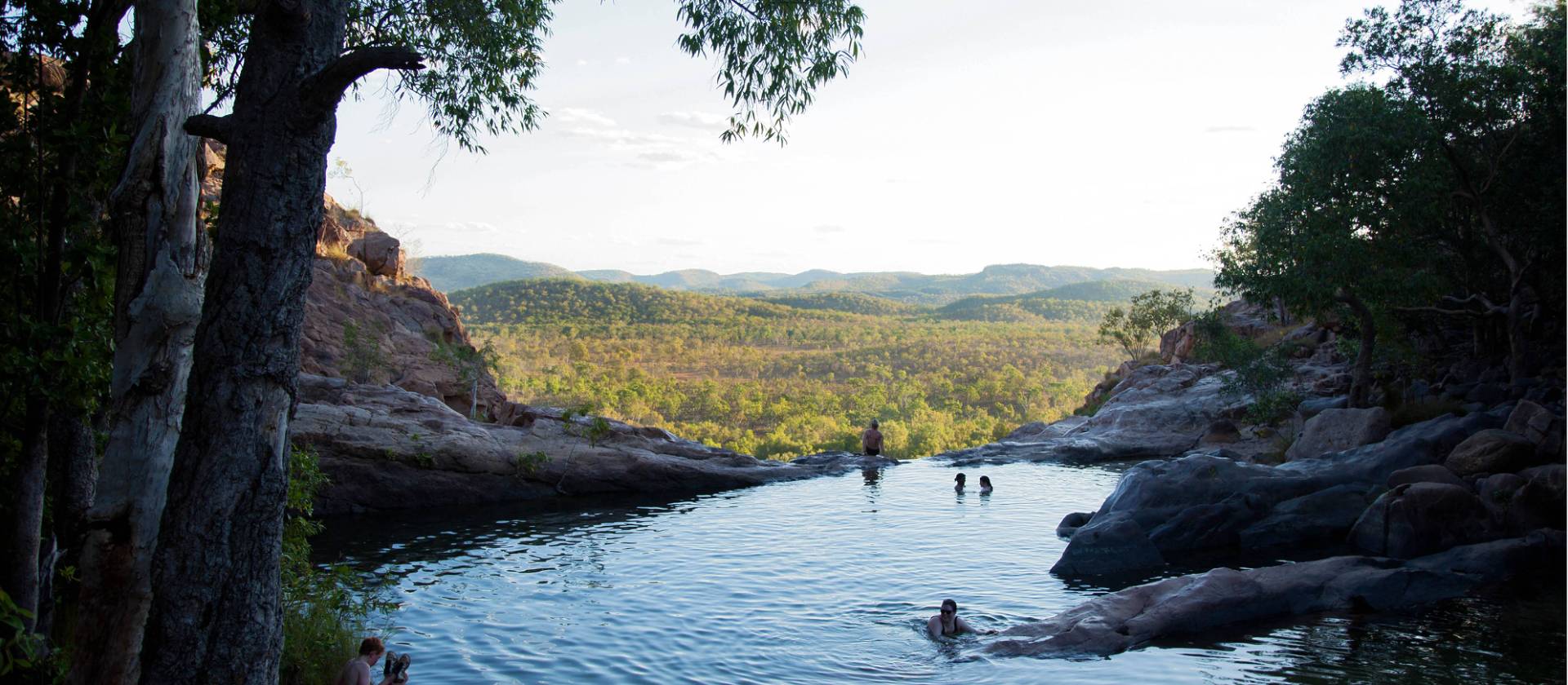 Hanging out at Gunlom Plunge Pool | Nicholas Gouldhurst