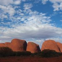 Viewing The Olgas from the distance. | Ayla Rowe