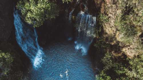 Looking down into Florence Falls | Tourism NT/Carmen Huter