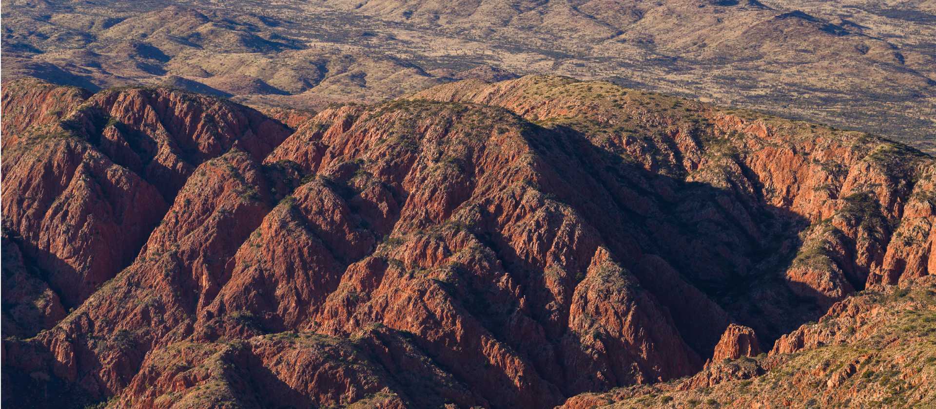 The Larapinta Trail provides a constant backdrop of beautiful desert landscapes | Luke Tscharke