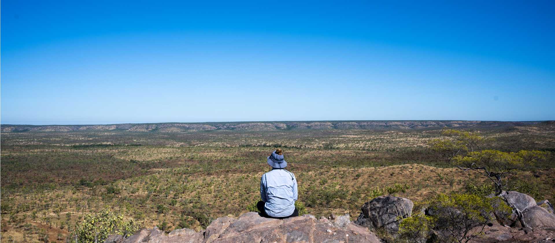 Admiring the vast expanse of the Top End from the Jatbula Trail | Oliver Risi