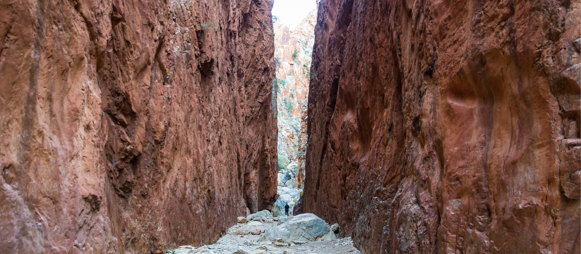 Standley Chasm has a magnificent display of colours and forms at different times of the day | Gavin Yeates
