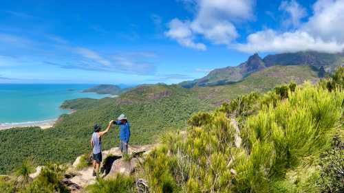 Hikers on Nina Peak - Thorsborne Trail - Munamudanamy (Hinchinbrook Island) | Michael Buggy