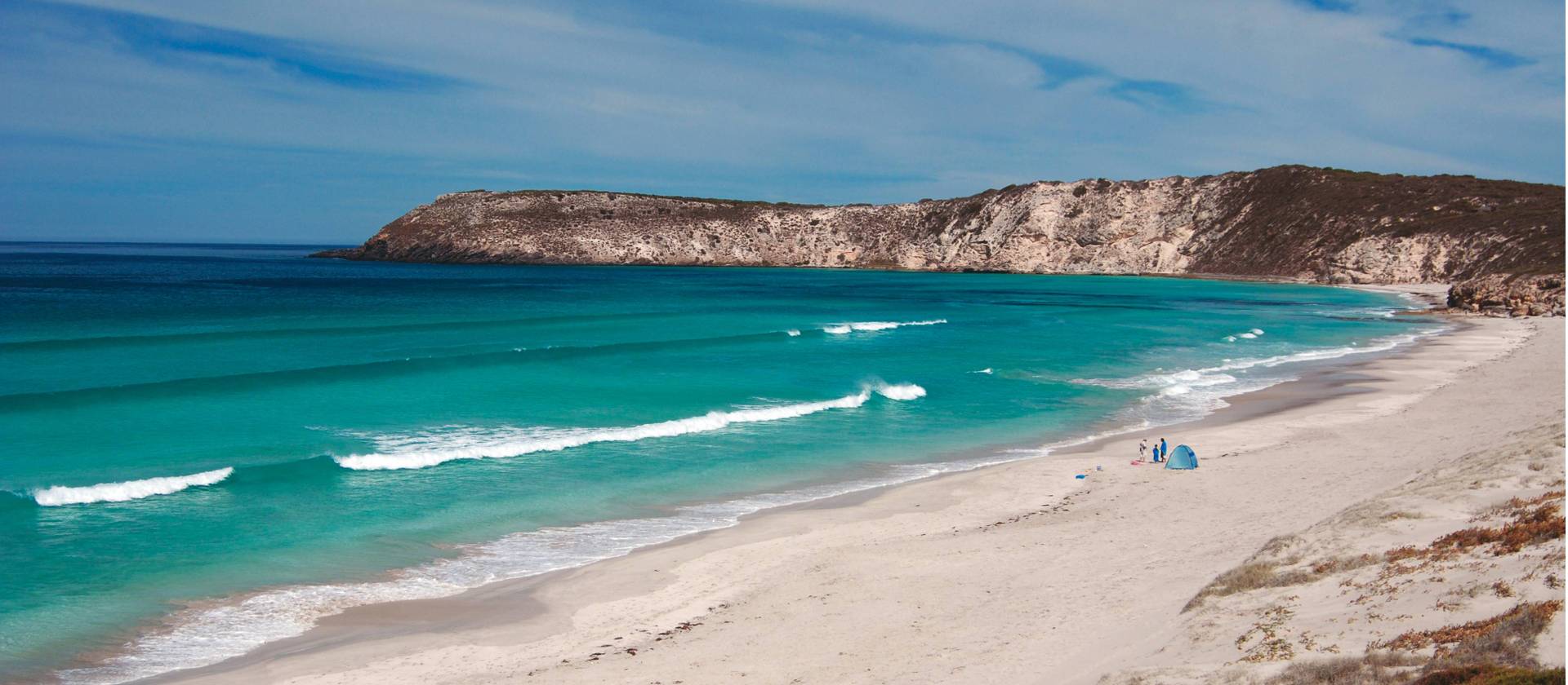 The pristine Pennington Bay on Kangaroo Island, South Australia