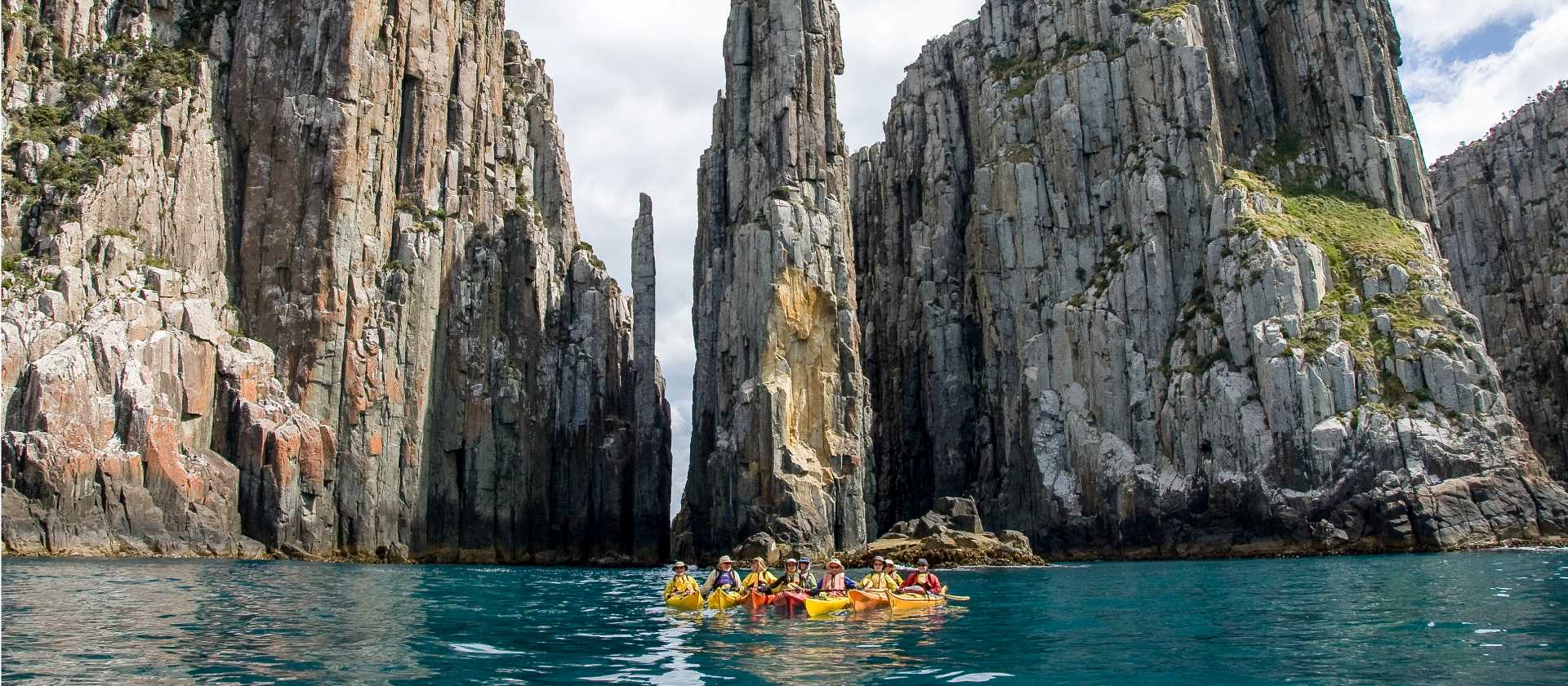 Kayak along the Three Capes for a different perspective of this beautiful part of Tasmania