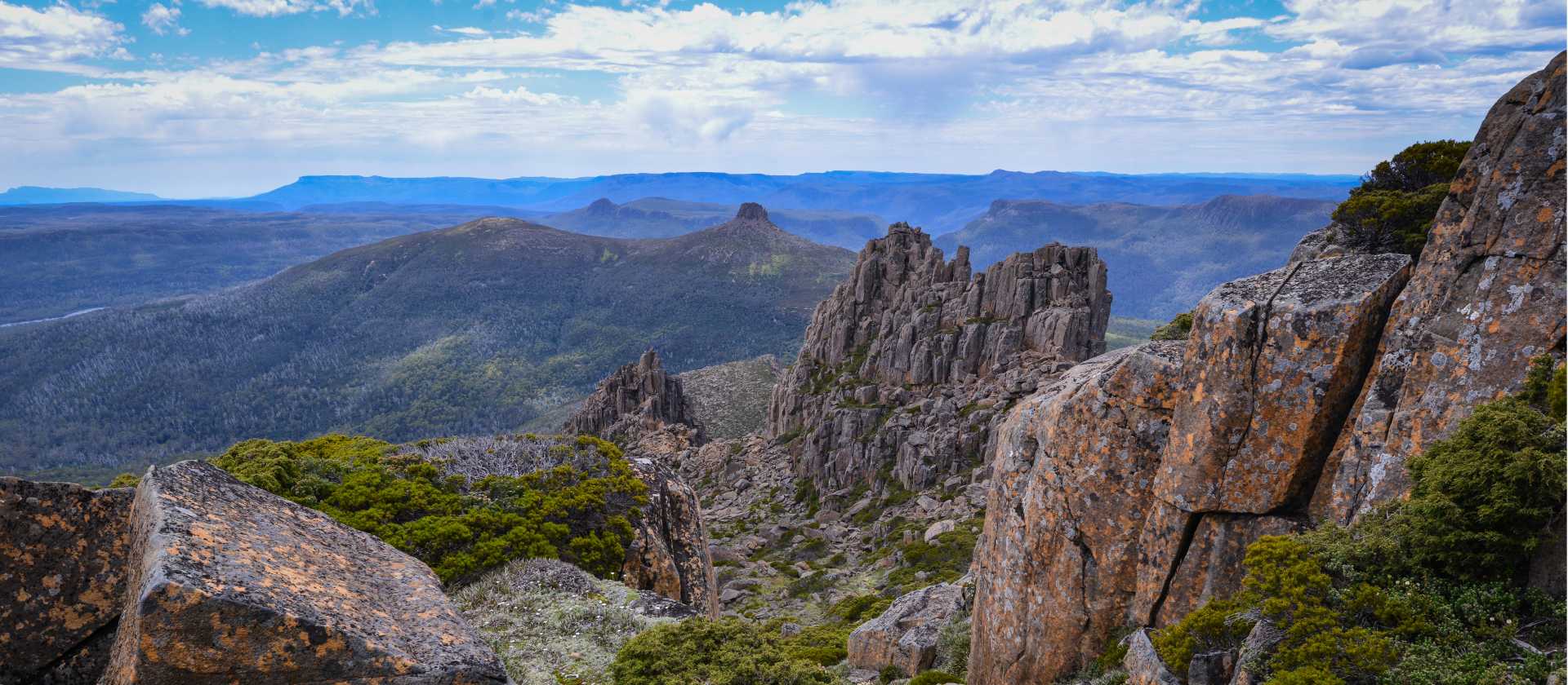 The view from the top of Tasmania, Mt Ossa 1617m | Mark Whitelock -