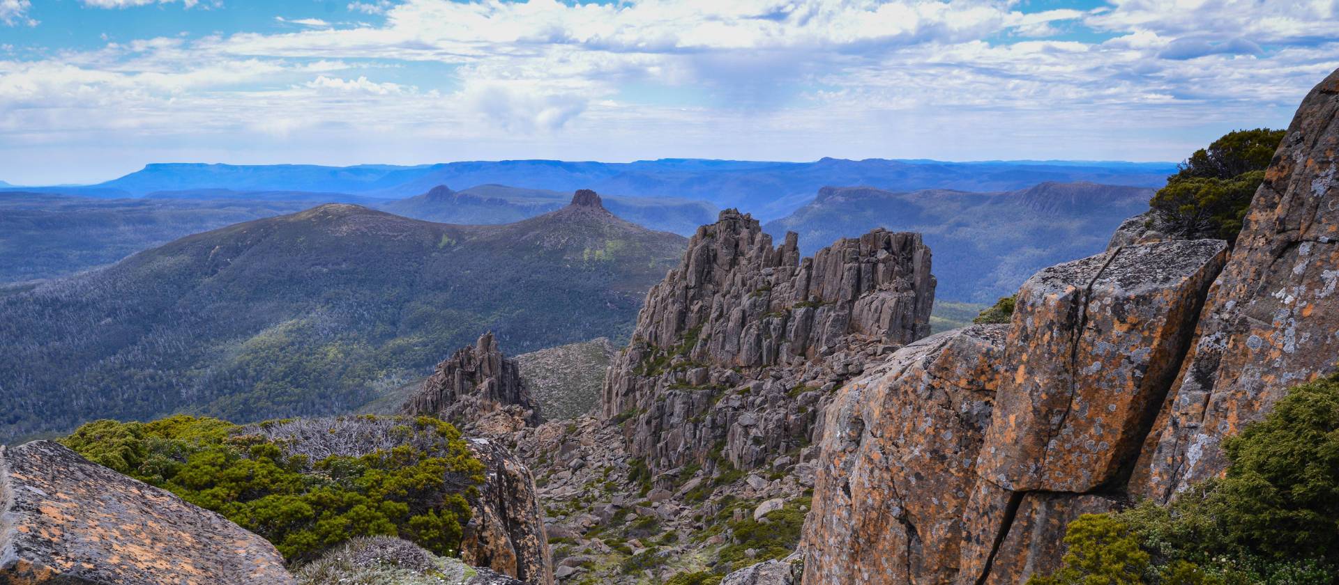 The view from the top of Tasmania, Mt Ossa 1617m | Mark Whitelock -