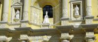 Baroque architecture of Iglesia de la Merced in Antigua