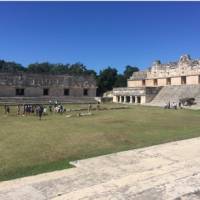 Ruins that depict the social structure in the Mayan society