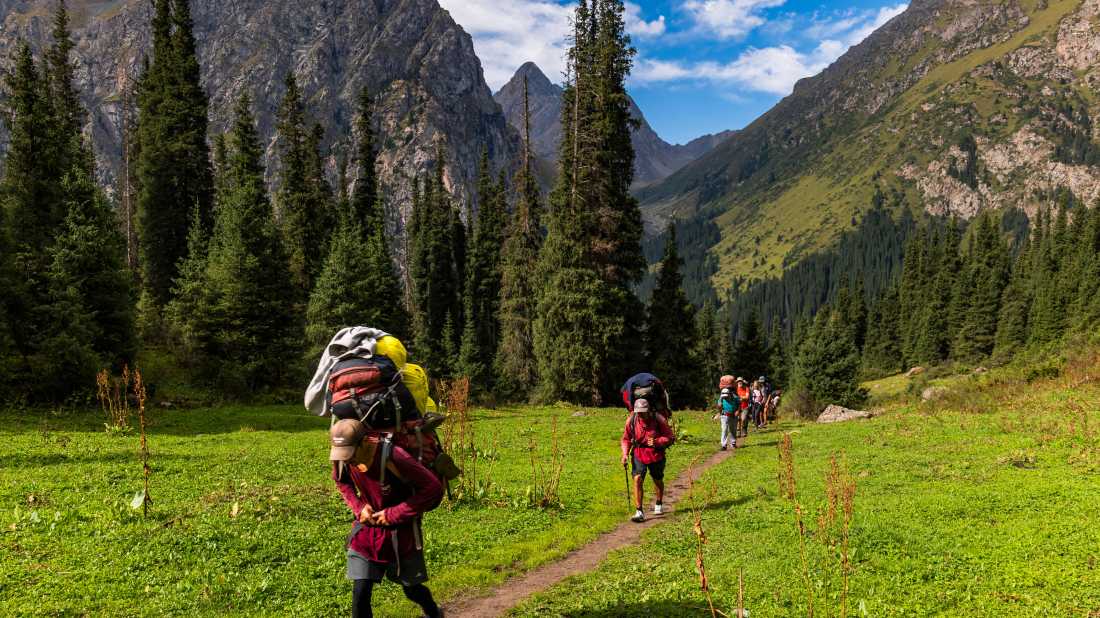 Hiking in the Tan Shan Mountains of Kyrgyzstan |  Lachlan Gardiner