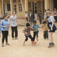 Playing soccer with local children in Vietnam | Nick Hardcastle