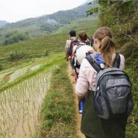 Students on trek in Vietnam | Nick Hardcastle