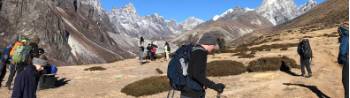 Students on their way to Everest Base Camp - Photo: Russell Deer | Braemar College