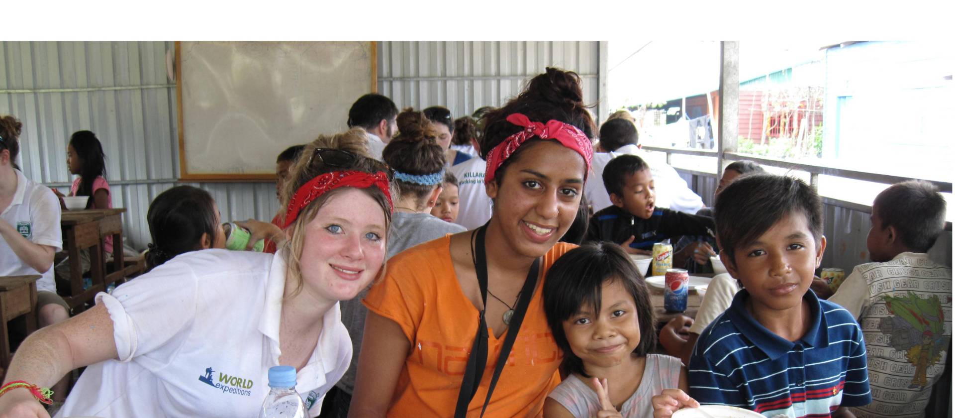 Making friends in Cambodia