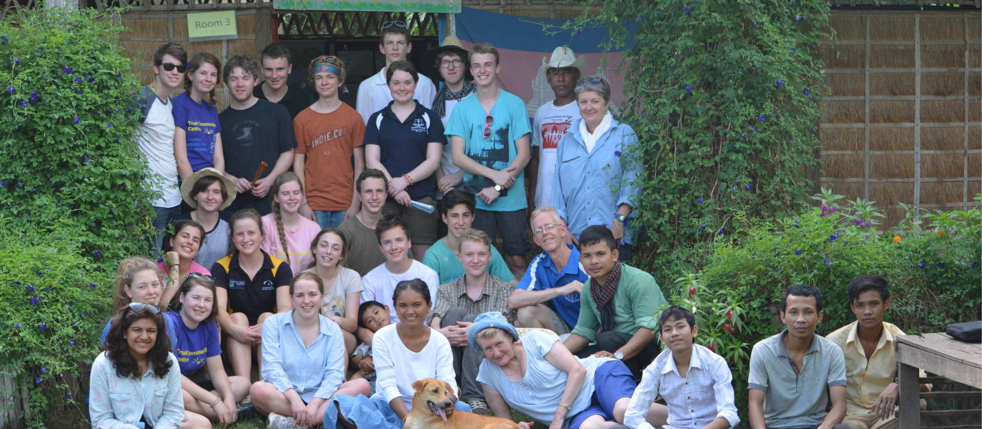 Braemar College group in Cambodia