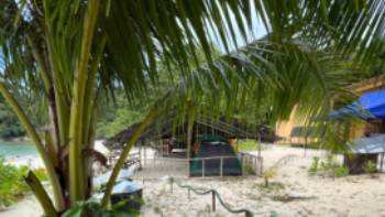 Camping on Pangkor Island, Malaysia, Malaysia maring and jungle conservation