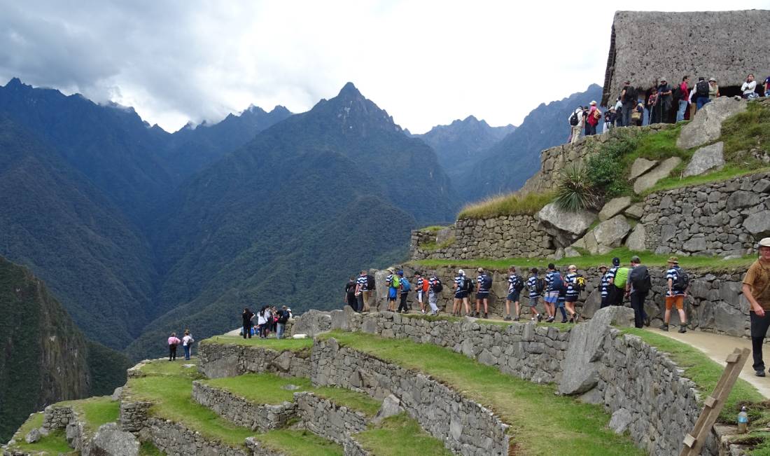 School group exploring Machu Picchu in Peru |  <i>Drew Collins</i>