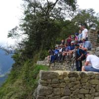 Students at ruins in Peru | Drew Collins