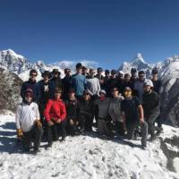 Students enjoy the stunning scenery in Nepal | Dominic Garner